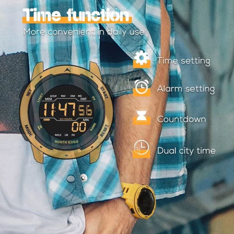 North Edge Mars Naranja - Reloj Inteligente - Ítem6
