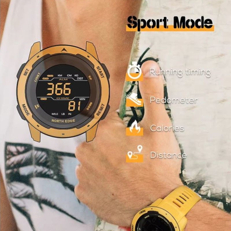 North Edge Mars Naranja - Reloj Inteligente - Ítem7