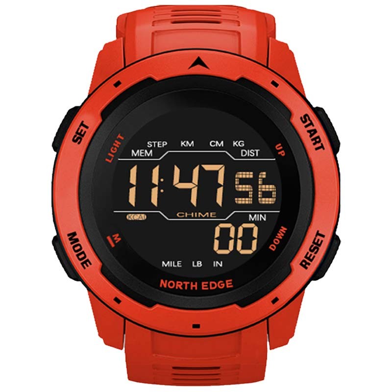 Reloj digital North Edge Mars Rojo - Ítem