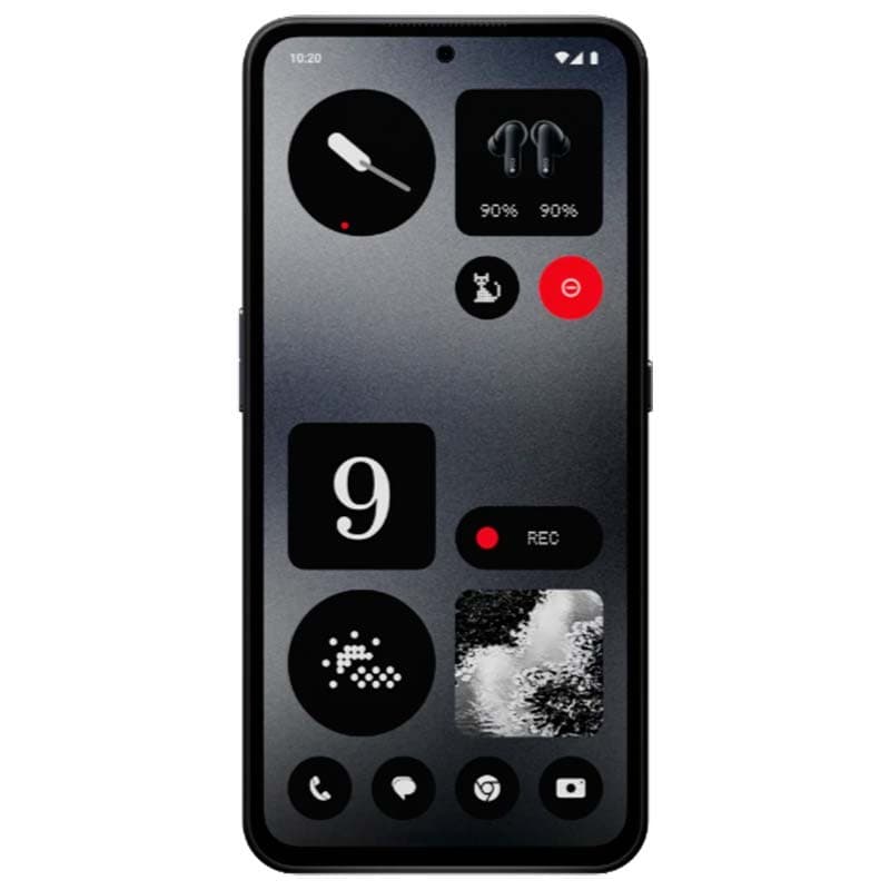 vista frontal do Telemóvel Nothing CMF Phone 1 5G 8GB/128GB Preto