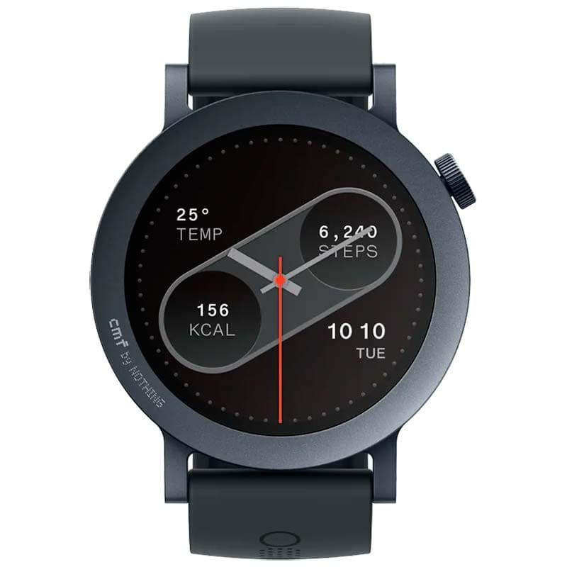vue de face de la Montre connectée CMF Watch Pro 2 Gris Foncé