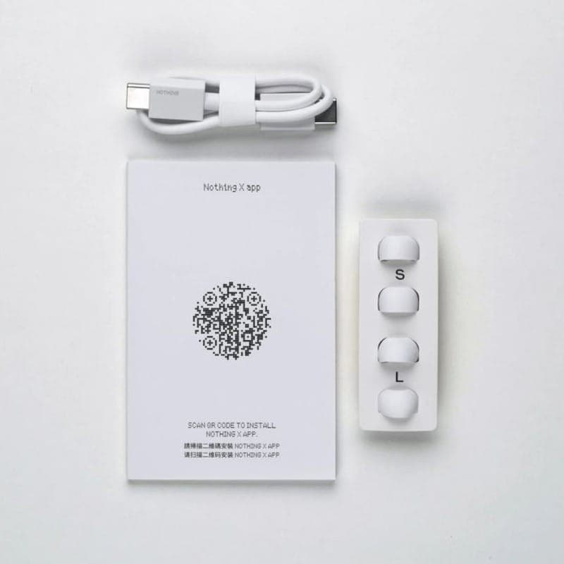 Boîte de Nothing Ear Blanc - Écouteurs Bluetooth