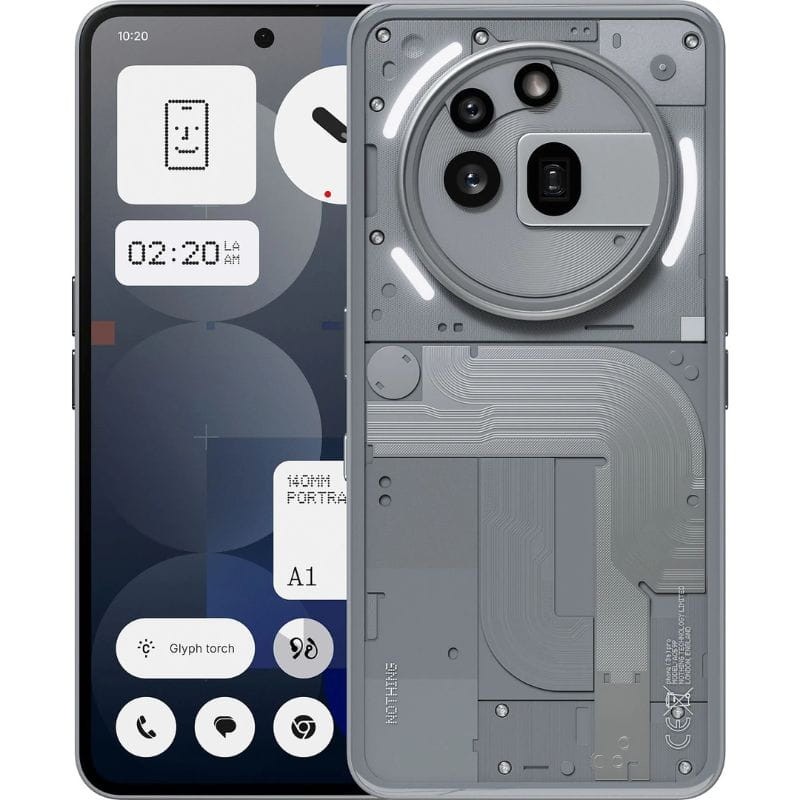 Nothing Phone 3a Pro 5G 12GB/256GB Gris - Ítem