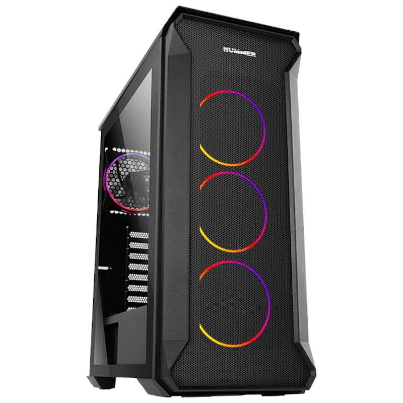 Nox Hummer Quantum Verre Trempé USB 3.0 ARGB