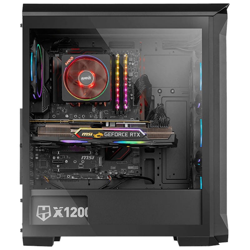 Nox Hummer Quantum Cristal Templado USB 3.0 ARGB - Ítem5