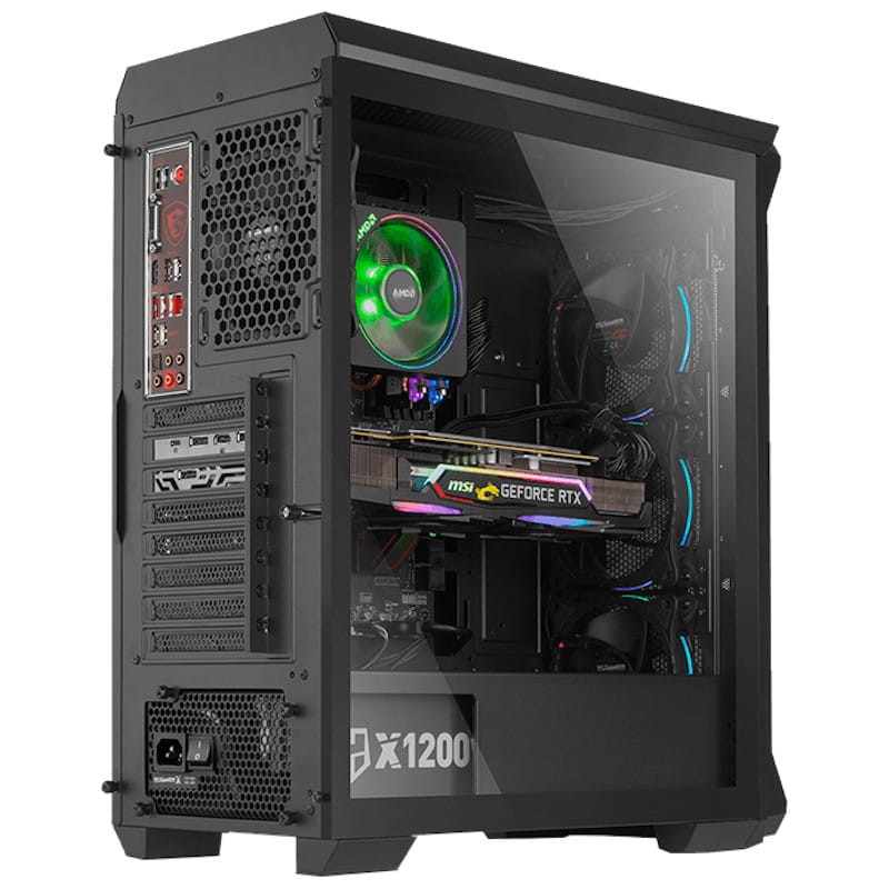 Nox Hummer Quantum Cristal Templado USB 3.0 ARGB - Ítem8