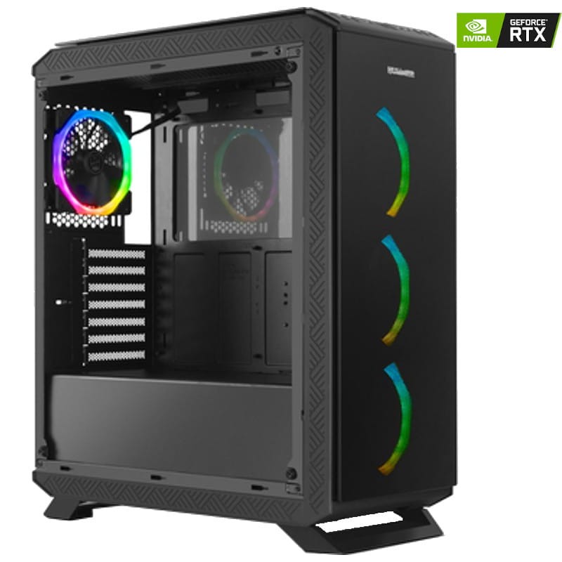 NOX Hummer TGF Tempered Glass RGB USB 3.0
