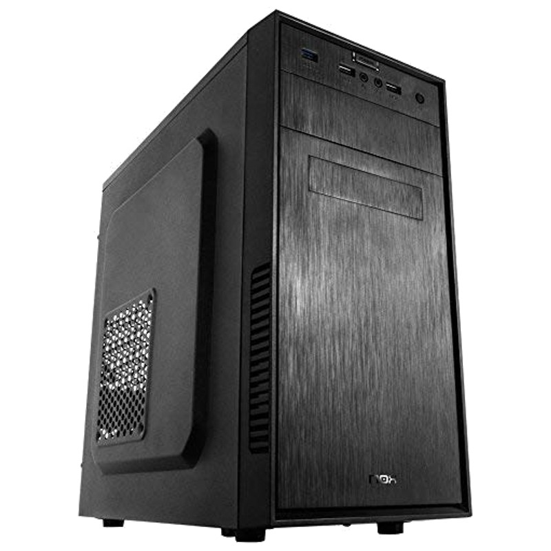 Comprar Caja PC NOX NXForte Mini Torre Negra - PowerPlanetOnline