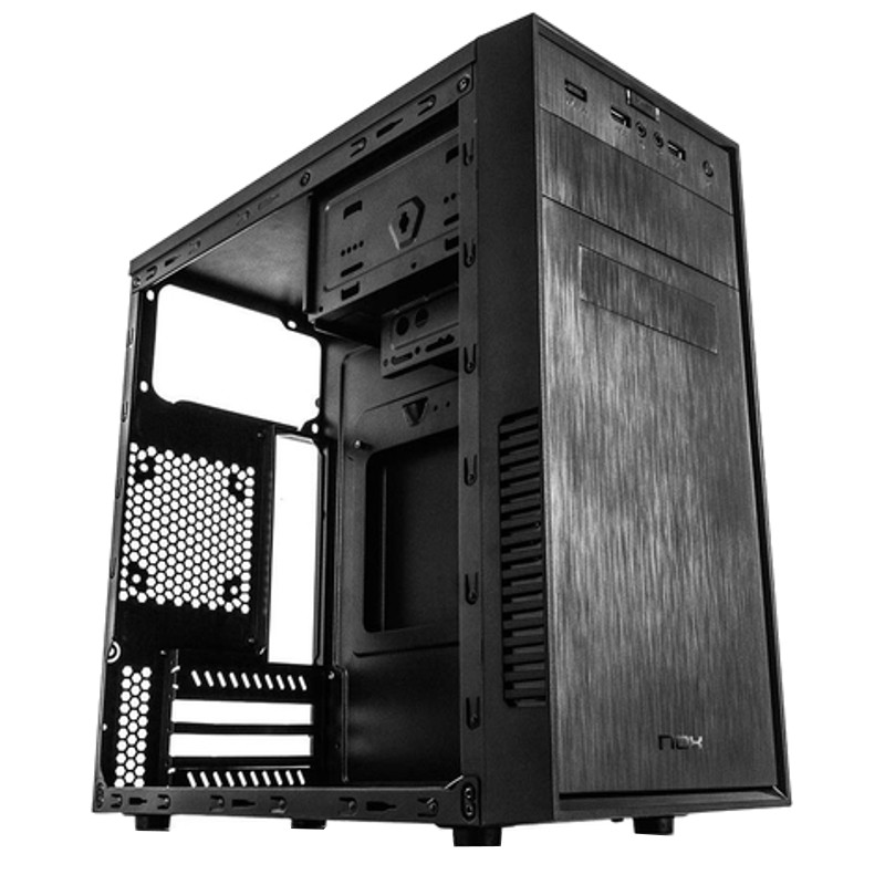 Caja PC NOX NXForte Mini Torre Negra - Ítem1