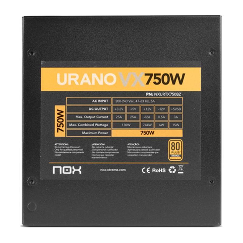 Nox Urano VX 750W 80+ Bronze - Ítem6