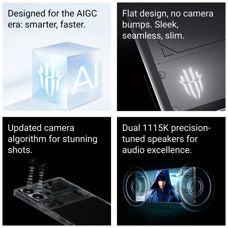 Nubia Redmagic 10 Pro 5G 16GB/512GB Moonlight - Telemóvel gaming - Item8