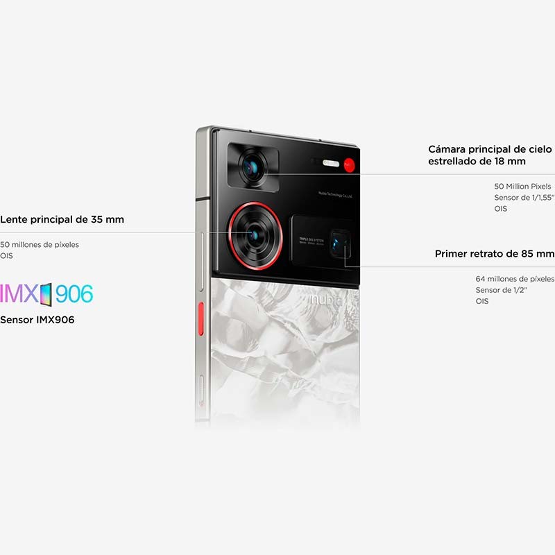Telemóvel Nubia Z60 Ultra 5G Leading Version 12GB/256GB Prateado - Item9