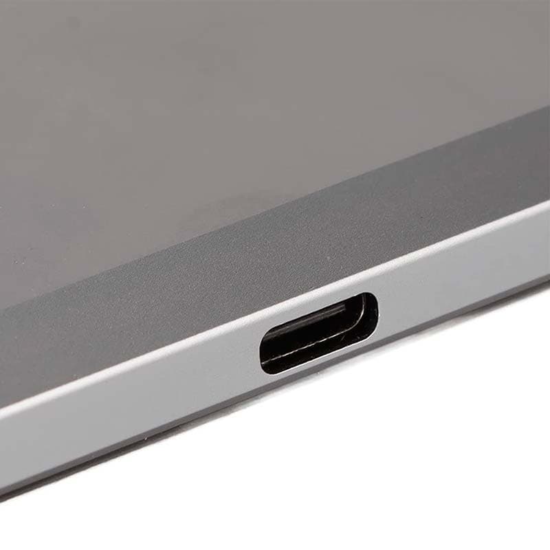 Porta USB-C do Tablet Nüt Pad G18 4G 10.1 MT6797 3GB/64GB Prateado