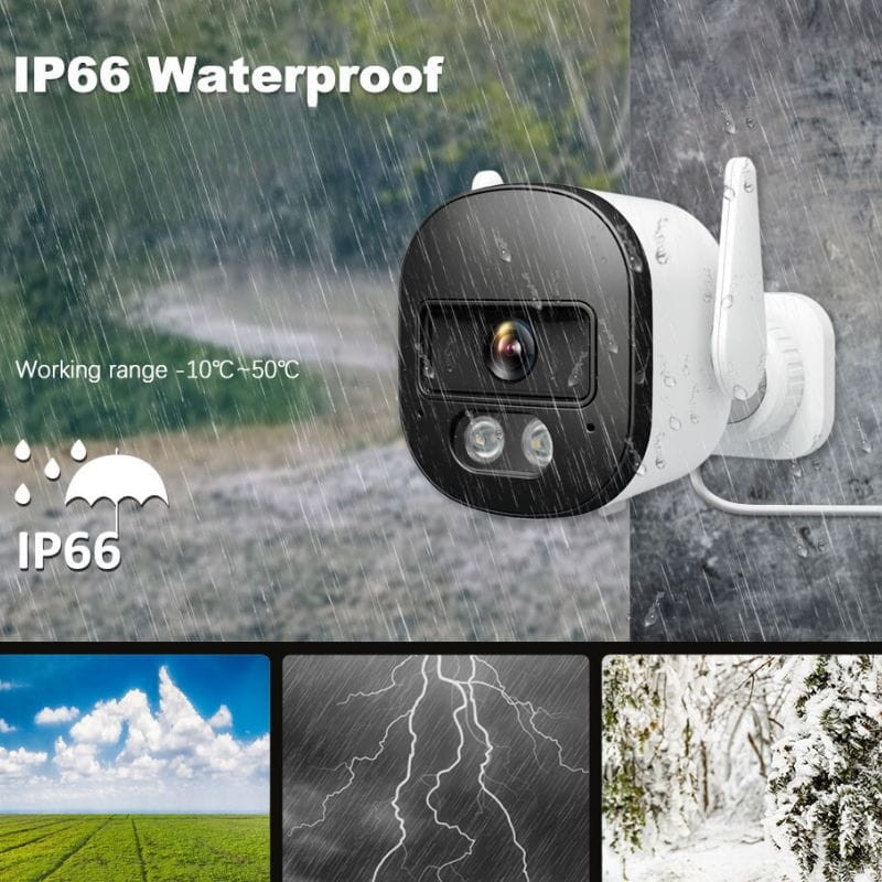 Kit de Videovigilancia Grabador Sricam NVS010 + 4 cámaras IPC056 5MP - Ítem3