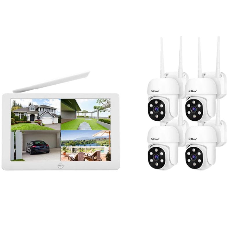 Kit de Videovigilancia Grabador Sricam NVS009 + 4 cámaras IPC030 - Ítem
