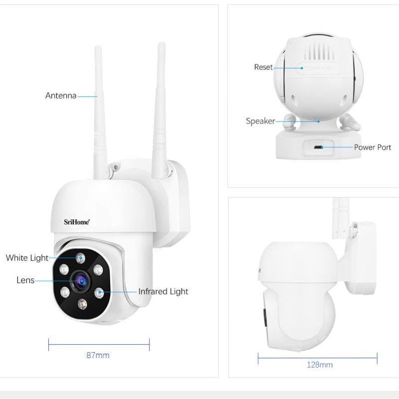 Kit de Videovigilancia Grabador Sricam NVS009 + 4 cámaras IPC030 - Ítem3