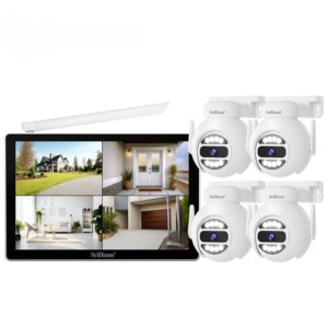 Kit de Videovigilancia Grabador Sricam NVS010 + 4 cámaras IPC047 5MP