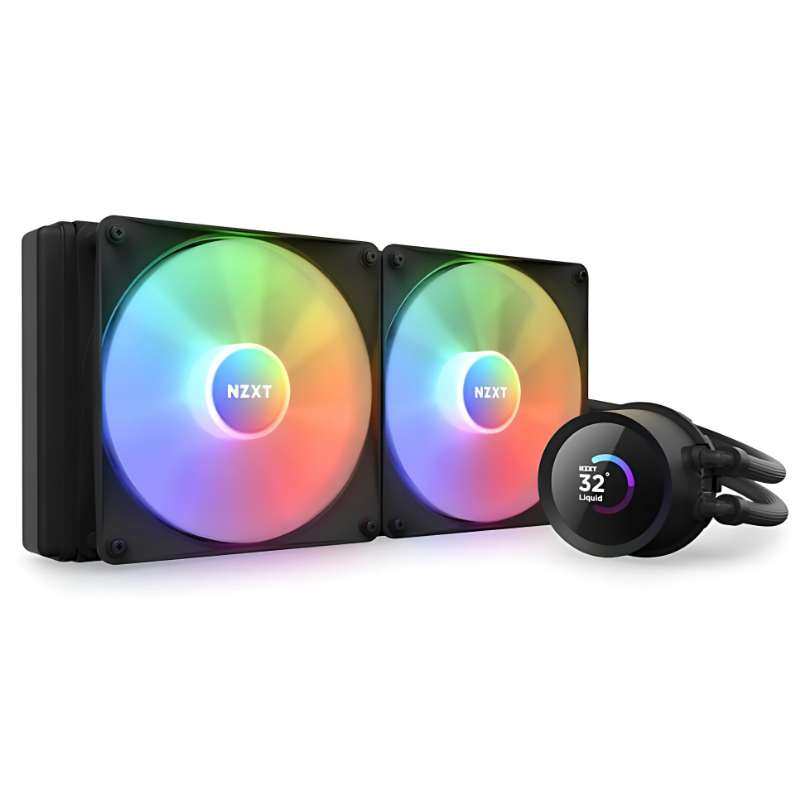 NZXT Kraken 280 RGB Negro - Sistema de refrigeración líquida - Ítem