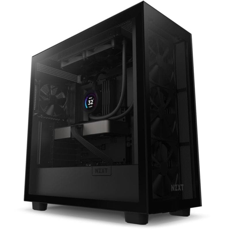 Système de refroidissement liquide NZXT Kraken Elite 240 Noir sur châssis de PC