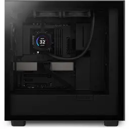 Vue latérale d’un Système de refroidissement liquide NZXT Kraken Elite 240 Noir