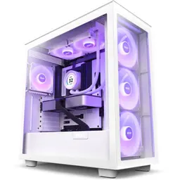 Système de Refroidissement liquide NZXT Kraken Elite 240 avec éclairage RGB Blanc sur châssis