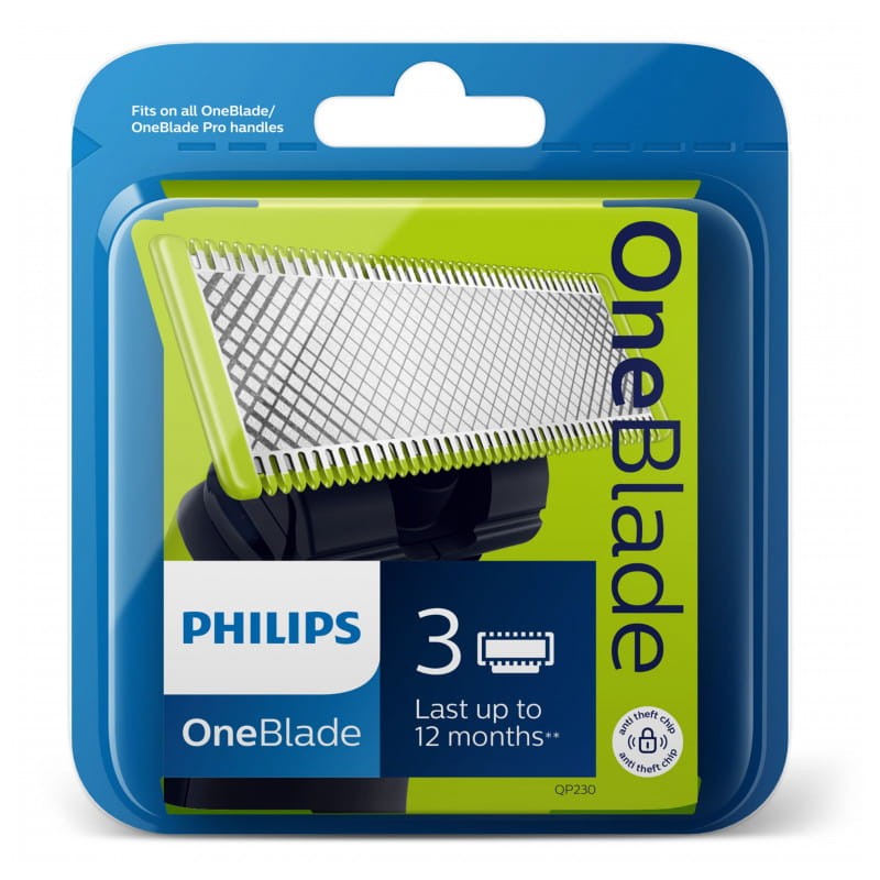 Philips QP230/50 Lame de rechange Norelco OneBlade Noir, Tilleul, Acier inoxydable - Ítem2