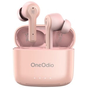 Oneodio F1 TWS Pink - Bluetooth Headphones
