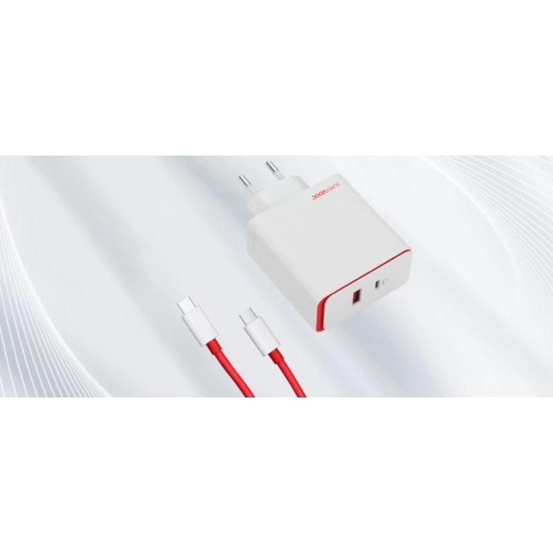 OnePlus SUPERVOOC Adaptateur électrique 100W double port blanc - Ítem8