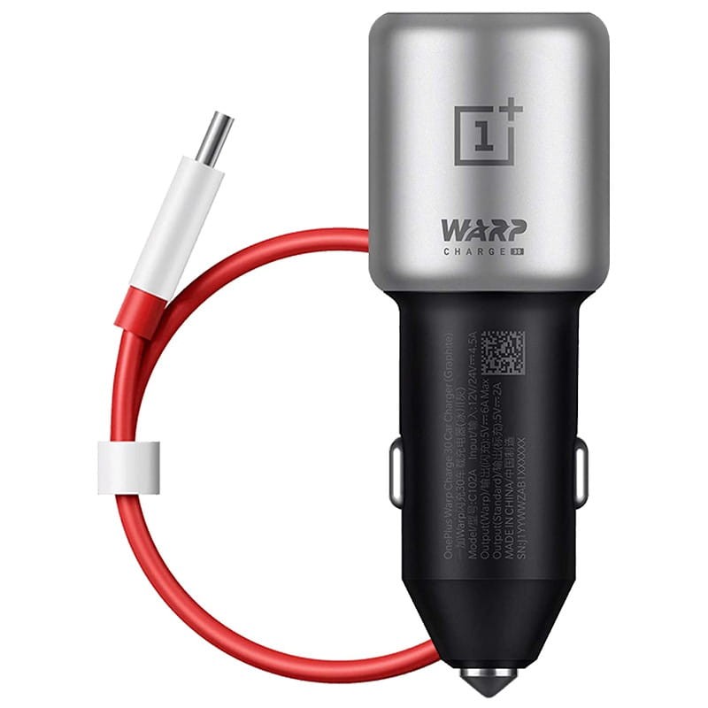 OnePlus Warp Charge 30 Cinzento Grafite Carregador de Carro - Item