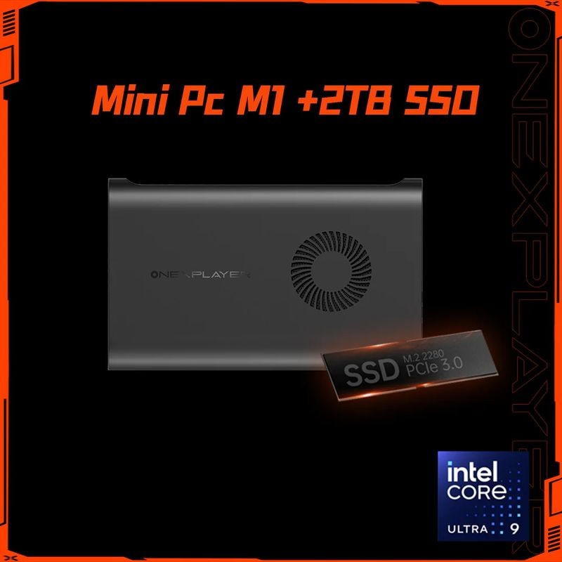 Onexplayer M1 Intel i9 Ultra 185H/32GB DDR5/2TB SDD M.2/Windows 11 RGB Negro - Mini PC Gaming - Ítem2