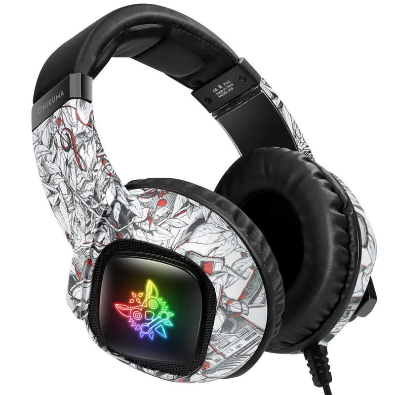 Auriculares Gaming ONIKUMA K19 Blanco Camuflaje - Ítem1