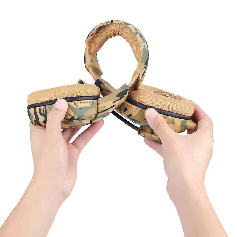 ONIKUMA K1B Amarillo Camuflaje - Auriculares Gaming - Ítem4