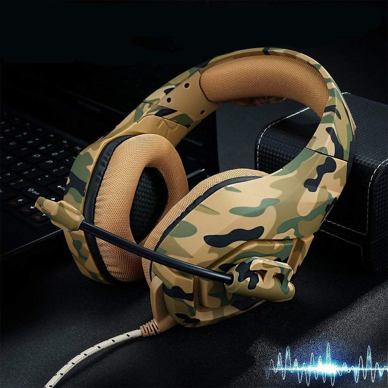 ONIKUMA K1B Amarillo Camuflaje - Auriculares Gaming - Ítem7