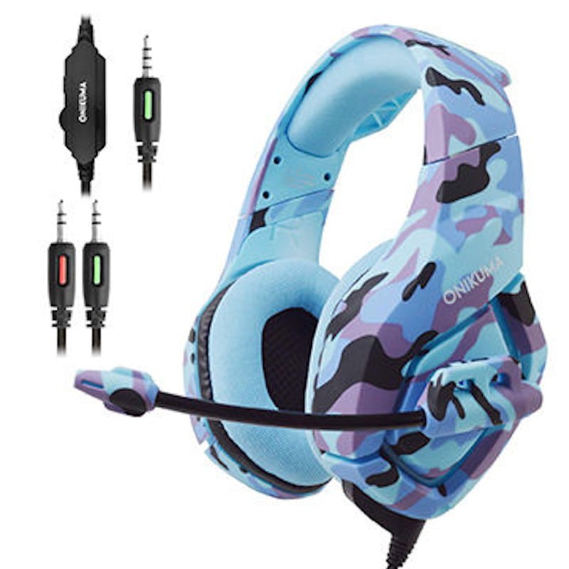 ONIKUMA K1B Azul Camuflaje - Auriculares Gaming - Ítem1