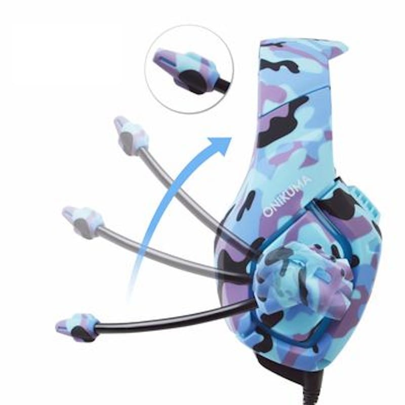 ONIKUMA K1B Azul Camuflaje - Auriculares Gaming - Ítem2