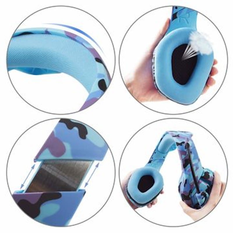 ONIKUMA K1B Azul Camuflaje - Auriculares Gaming - Ítem3