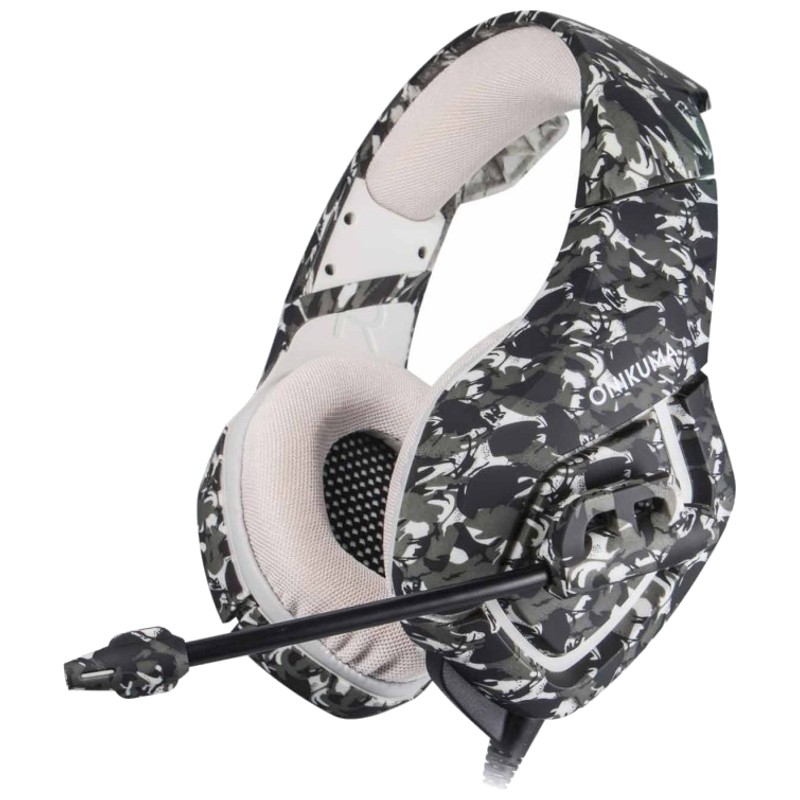 ONIKUMA K1B Gris Camuflaje - Auriculares Gaming - Ítem