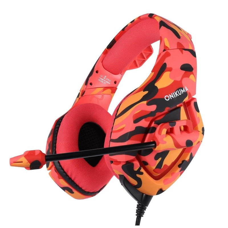 ONIKUMA K1B Rojo Camuflaje - Auriculares Gaming - Ítem