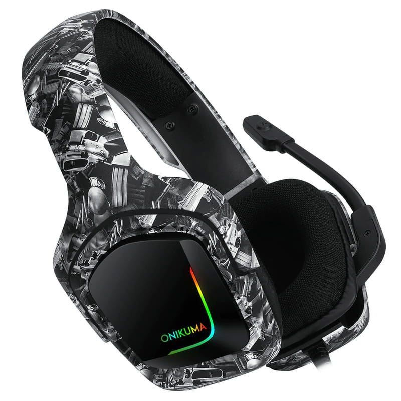 Casque Gaming ONIKUMA K20 Gris Camouflage - Ítem1