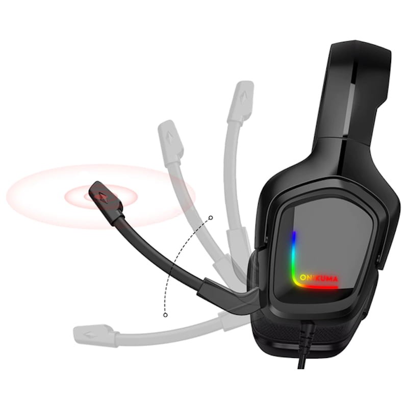 Auriculares Gaming ONIKUMA K20 Negro - Ítem1