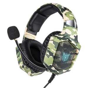 ONIKUMA K8 RGB Green Camouflage - Gaming Headphones