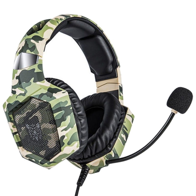 Buy ONIKUMA K8 RGB Green Camouflage - Gaming Headphones - PowerPlanetOnline