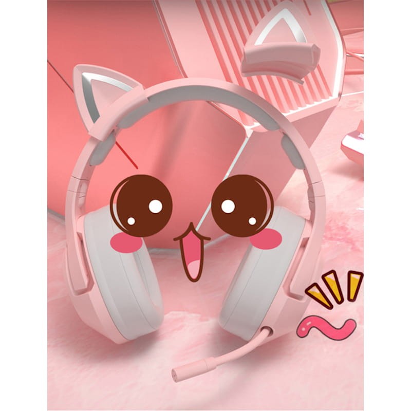 Auriculares Gaming ONIKUMA K9 Rosa - Ítem2