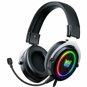 ONIKUMA X10 Black/Silver Gaming Headphones