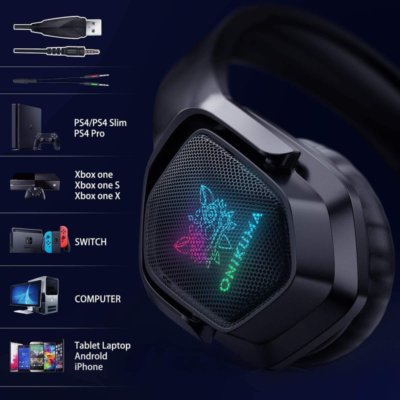 Auriculares Gaming ONIKUMA X4 Negro - Ítem3