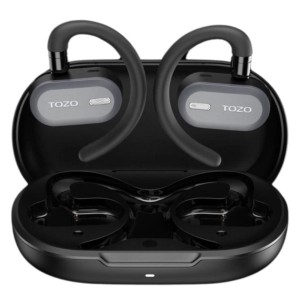 TOZO Openbuds True Preto- Auscultadores Bluetooth