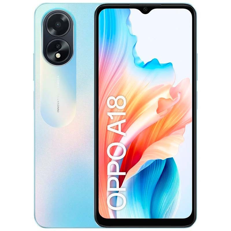 Teléfono móvil Oppo A18 4G 4GB/128GB Azul - Ítem