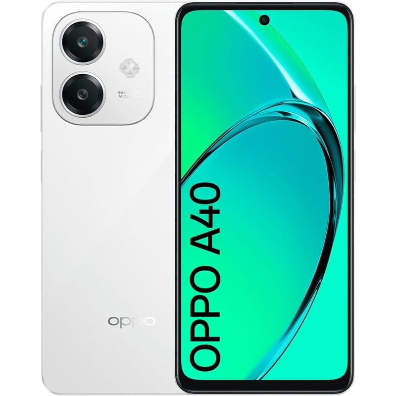 OPPO A40 6GB/128GB Branco - Telemóvel - Item