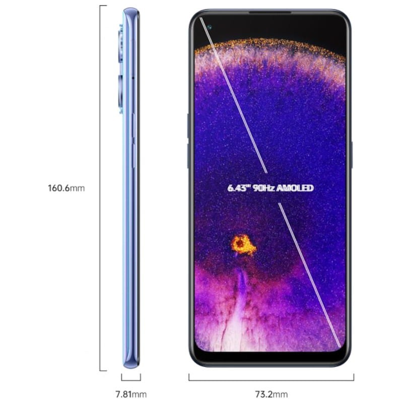 OPPO Find X5 Lite 5G 8Go/256Go Bleu - Ítem3