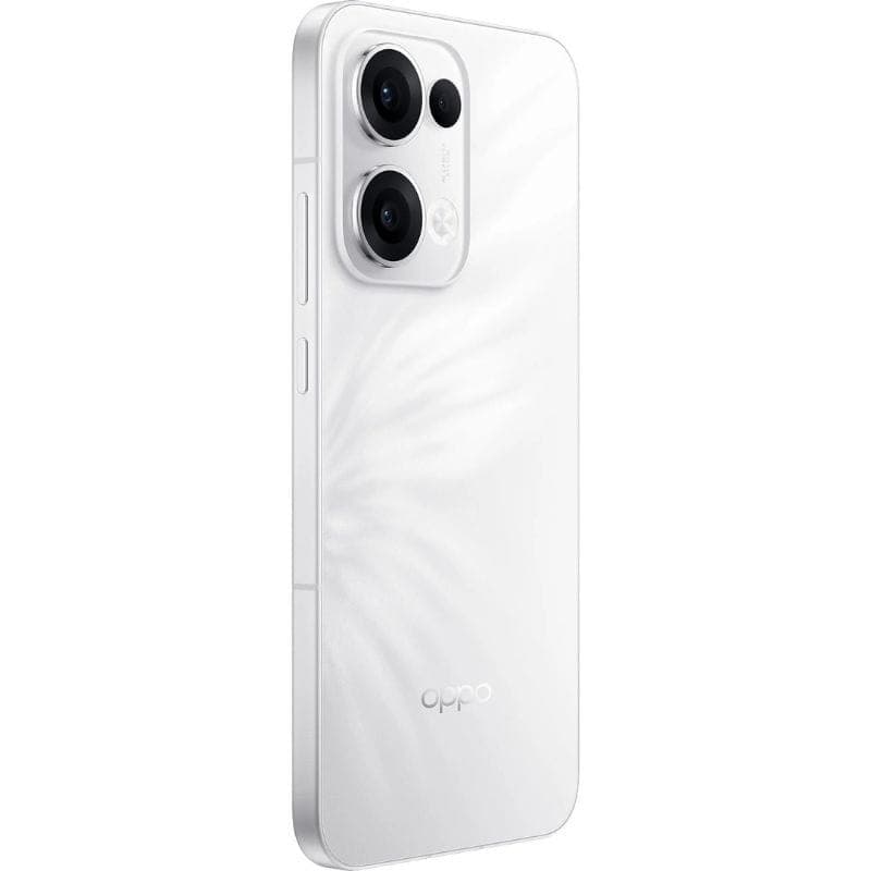 Oppo Reno13 5G 12 Go/256 Go Blanc plume - Téléphone portable arrière droit